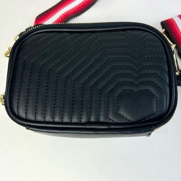 BCBGeneration Quinn Double Entry Vegan Leather Crossbody Bag - Picture 2 of 7